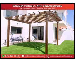 Meranti Wood Pergola | White Wood Pergola | UAE.