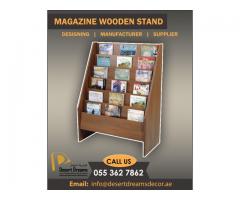 MDF and Wooden Display Stands Manufacturer in Uae.