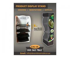 MDF and Wooden Display Stands Manufacturer in Uae.