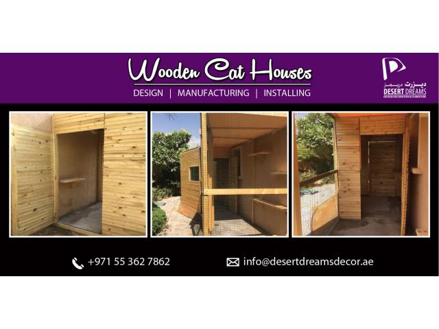 Wooden cat House Manufacturer | Wooden Dog House Manufacturer in UAE.