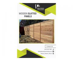 WhatsApp on us 055 362 7862, Wooden Slatted Fences in UAE.