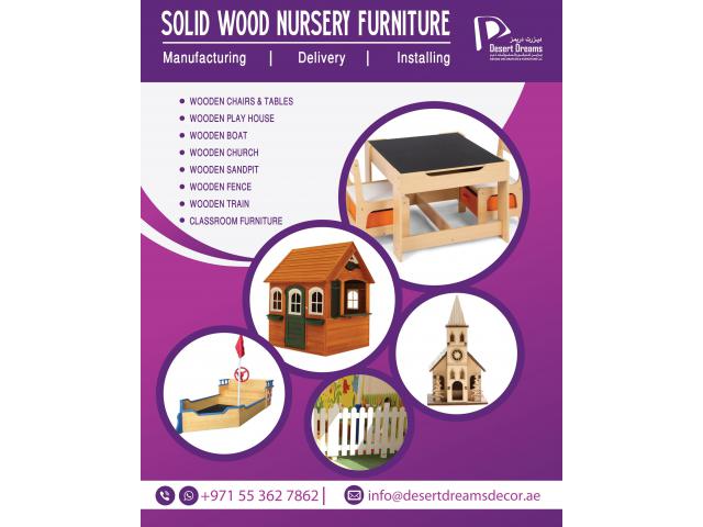 Nursery Wooden Furniture Manufacturer and Suppliers in UAE.
