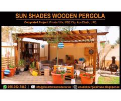 Sun Protection Shades Pergola Manufacturer in UAE.