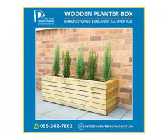 Decorative Wooden Planter Box Manufacturer and Supplier All Over Uae.