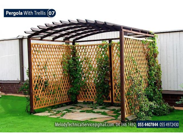 Pergola Suppliers in Abu Dhabi | Wooden Pergola | Garden Pergola UAE