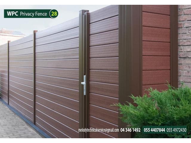 WPC Fence Suppliers in Abu Dhabi | Natural Wood Fence | Picket Fence Abu Dhabi