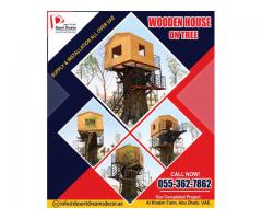Wooden House on Tree | Cat House | Dog House | Manufacturer | UAE.