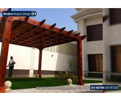 Pergola For Garden in Dubai | Seating Area Pergola Dubai | Wooden Pergola In UAE