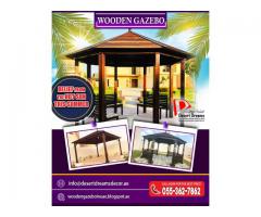 Wooden Roofing Gazebo in Uae | Relief From The Hot Sun in Summer.