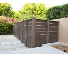 Composite Wood Fence in Abu Dhabi | Picket Fence Abu Dhabi | WPC Fence UAE