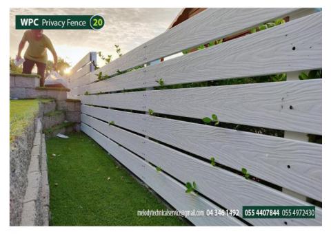 WPC Fence in Dubai | Garden Fence Suppliers | privacy Wooden Fence in Dubai