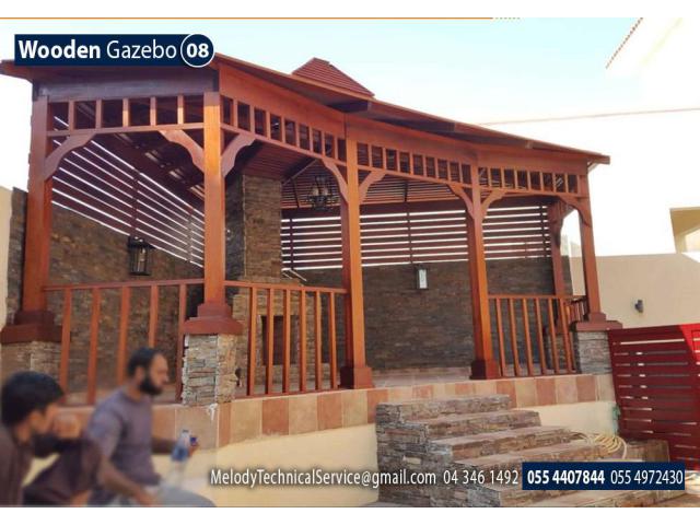 Garden Gazebo in Abu Dhabi | Wooden Gazebo | Gazebo Suppliers in UAE