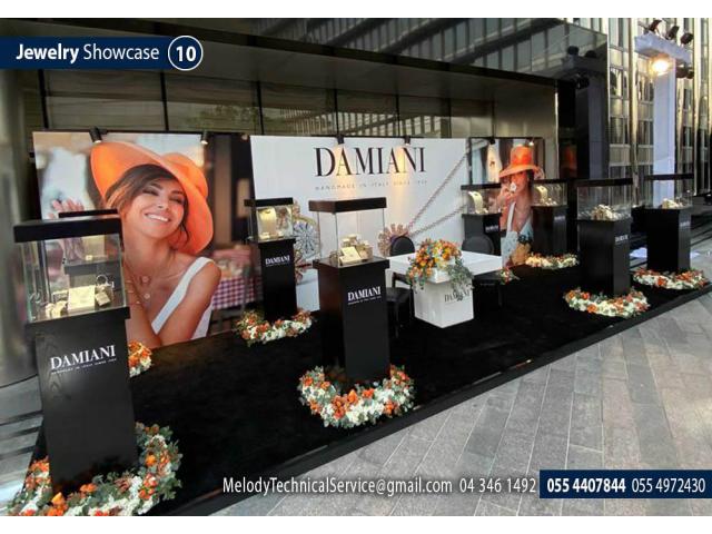 Jewelry Showcase Suppliers in Dubai | Dubai Rental Jewelry Display Stand