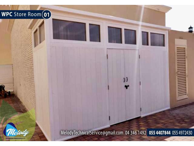 WPC Store Room In Dubai | Wooden Store House in Dubai | WPC Storage Room Dubai