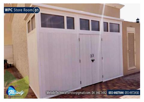 WPC Store Room In Dubai | Wooden Store House in Dubai | WPC Storage Room Dubai