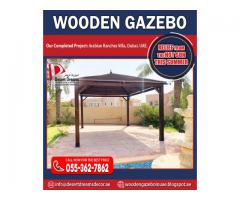 Wooden Roofing Gazebo Dubai | Outdoor Gazebo | Gazebo Design Uae.