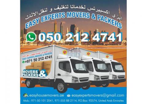 EASY HOUSE MOVERS AND PACKERS 0529669001 COMPANY IN RAS AL KHAIMAH