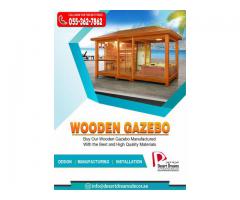 Supply and Install Wooden Gazebo in UAE | Relief From The Hot Sun in Summer.