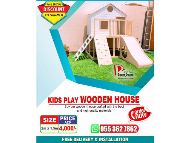 Kids Play Wooden House Suppliers in UAE. AED- 4,000/-