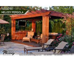 Free Stand Pergola in Dubai  Mashrabiya Pergola Dubai  Wooden Pergola