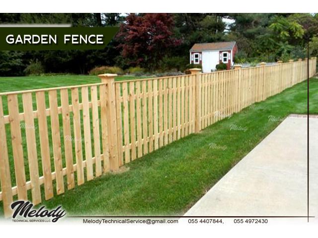 Picket Fence in Dubai | Garden Fence in Dubai | Wooden Fence Dubai