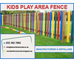 Garden Fencing Works in Uae | Outdoor Kids Fences | Kids Playground Fences Dubai.