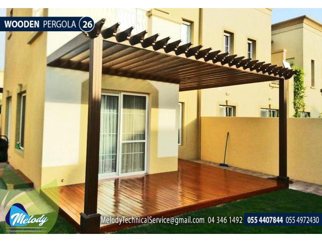 Wooden Pergola In Abu Dhabi | Pergola Suppliers | Pergola In UAE