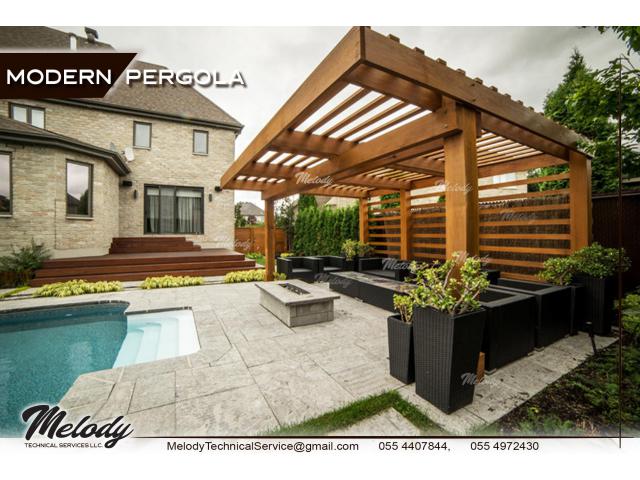 Wooden Pergola In Abu Dhabi | Pergola Suppliers | Pergola In UAE