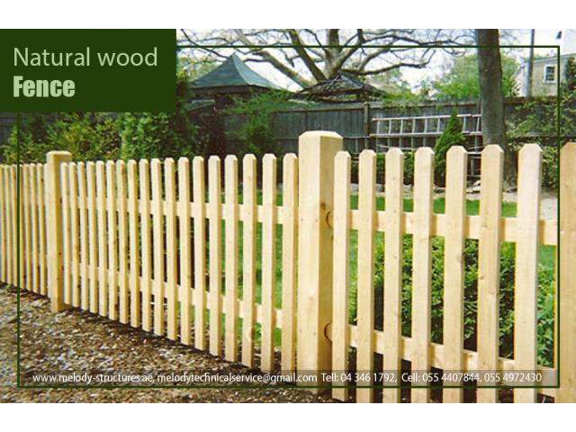 Wooden Fence in Dubai | WPC Fence in Dubai | Picket Fence in Dubai