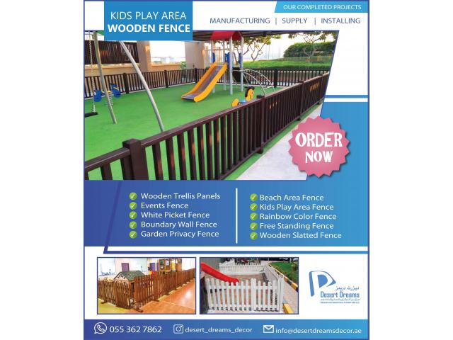 Kids Play Area Fences in Uae | Multi-Color Fences | Rental Fences in Uae.