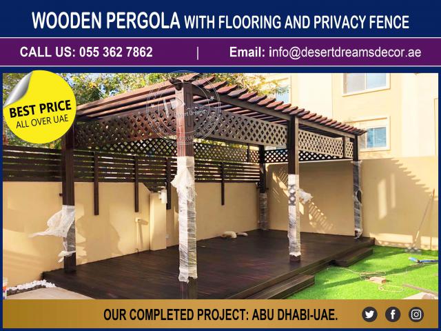 Restaurant Area Pergola Uae | Seating Area Pergola | Sun Shades Pergola | Uae.