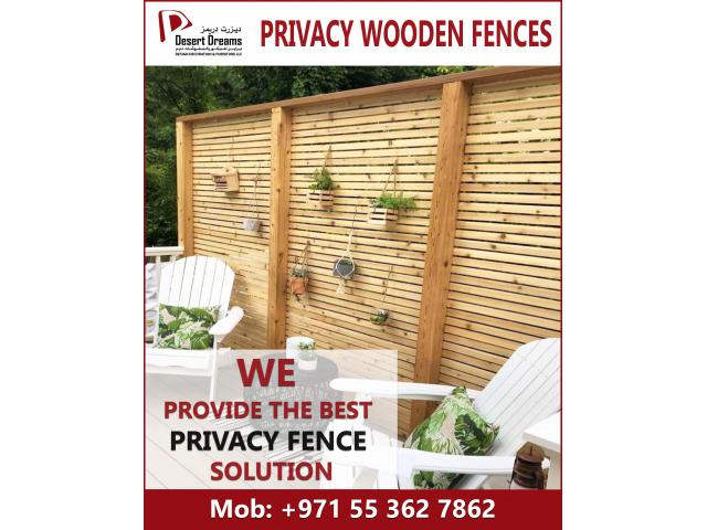 Long Area and Small Area Wooden Fences in Uae | Events Fence | Kids Fences Uae.