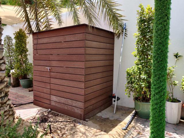 WPC Outdoor Store Room | WPC Store Room in Garden | WPC Shower Room