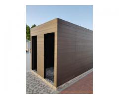 WPC Outdoor Store Room | WPC Store Room in Garden | WPC Shower Room