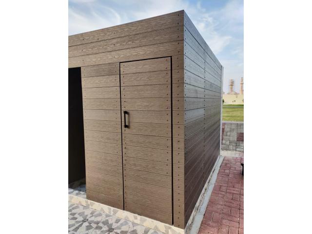 WPC Outdoor Store Room | WPC Store Room in Garden | WPC Shower Room