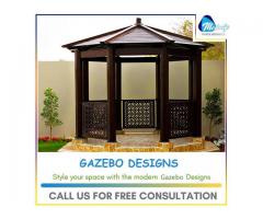 Gazebo At Swimming Pool | Gazebo Suppliers In UAE | Wooden gazebo in Abu Dhabi