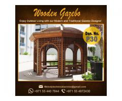 Wooden Gazebo in Khalifa City | Octagonal Gazebo | Claystone Gazebo | Gazebo Suppliers over all UAE