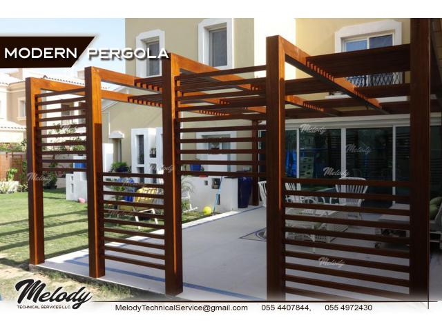 Wooden Pergola In Abu Dhabi | Pergola Suppliers | Pergola in Khalifa City