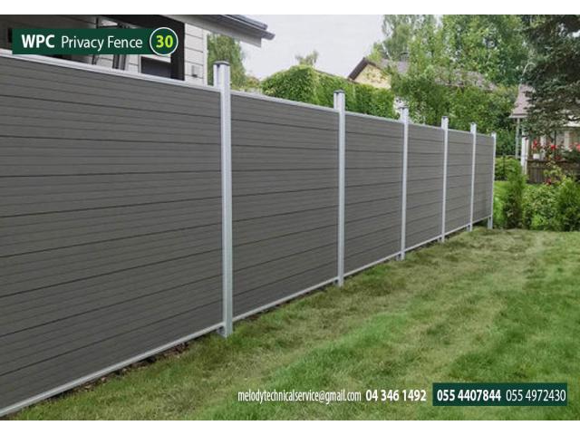 WPC Fence Suppliers over all UAE | WPC Privacy Fence | WPC Wall Fence | WPC Garden Fence