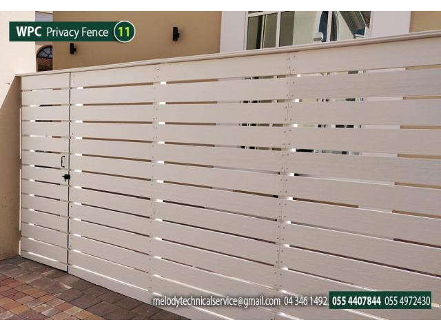 WPC Fence Suppliers over all UAE | WPC Privacy Fence | WPC Wall Fence | WPC Garden Fence