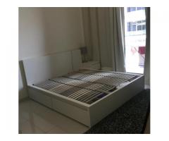 PROMO!!!!Bed with a durable matress and a Free couch