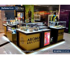 Abu Dhabi Mall Kiosk Suppliers | Wooden Kiosk | Perfume Kiosk Design in UAE