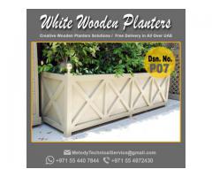Wooden Planter Box | Garden Planters Dubai | Planters For Dubai Restaurant