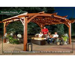 Wooden Pergola | Garden Area Pergola | BBQ Pergola in UAE