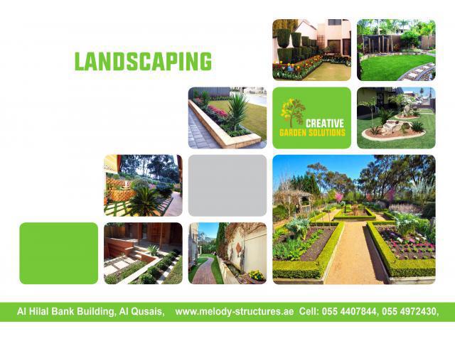 Marble Fixing And Artificial Grass installation in Dubai | Landscaping Ideas in Dubai
