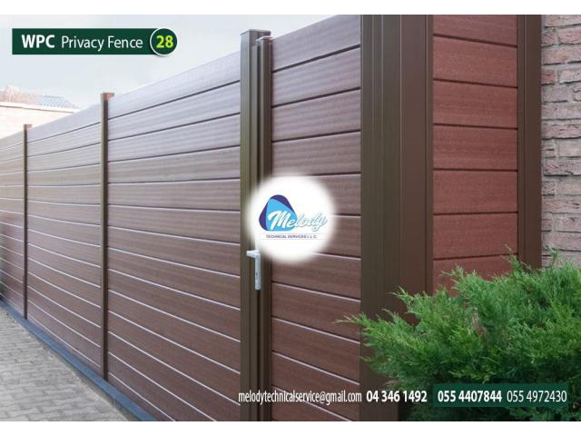 WPC Fence |Privacy Fence | Composite wood Fence Suppliers in UAE