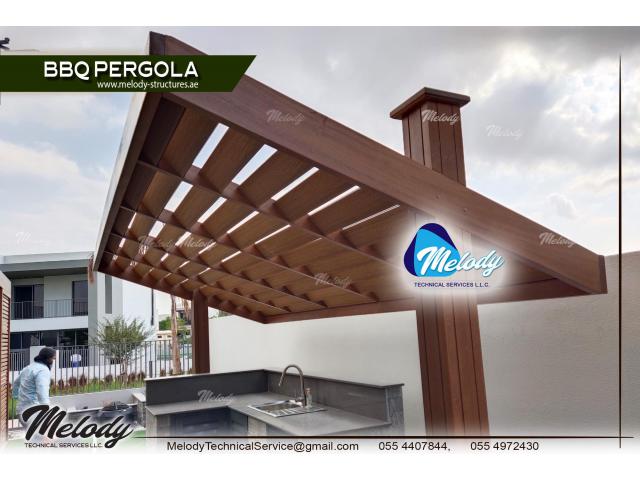 Pergola in Dubai | Wooden Modern Pergola Suppliers | BBQ Pergola | Pergola Projects in UAE