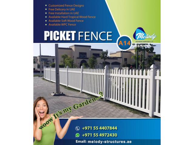Fence | Picket Fence Suppliers | Garden Fencing in Dubai | Wooden Fence in UAE