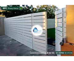 WPC Fence in Garden Area | WPC Decking in Outdoor & Garden Area Suppliers in Dubai