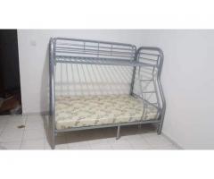 New Down Double UP Single Bunk Bed With Medical Mattress -